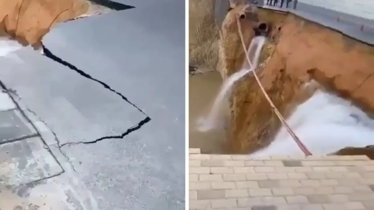 انهيار شارع الرياض.. أمانة المنطقة تكشف أسباب التصدعات المفاجئة شمال العاصمة